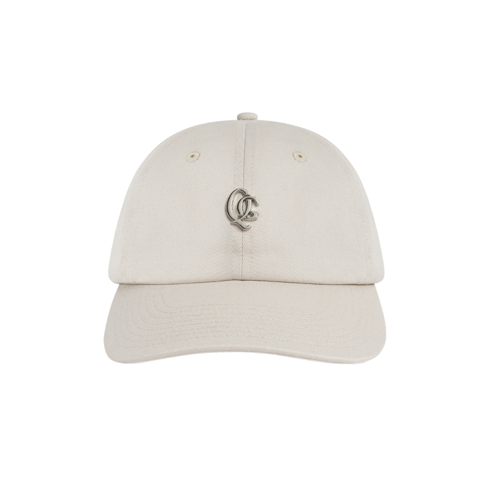 QUIET GOLF - QUIET GOLF Monogram Dad Hat Stone - The Agora Bangkok